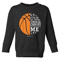 Christian Basketball Gift For Men Boys Kids Religious Gifts Toddler Sweatshirt