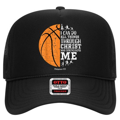 Christian Basketball Gift For Men Boys Kids Religious Gifts Trucker Hat