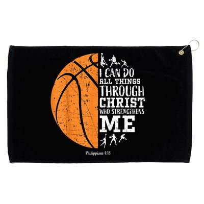 Christian Basketball Gift For Men Boys Kids Religious Gifts Grommeted Golf Towel