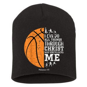 Christian Basketball Gift For Men Boys Kids Religious Gifts Short Acrylic Beanie