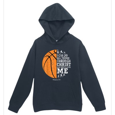 Christian Basketball Gift For Men Boys Kids Religious Gifts Urban Pullover Hoodie