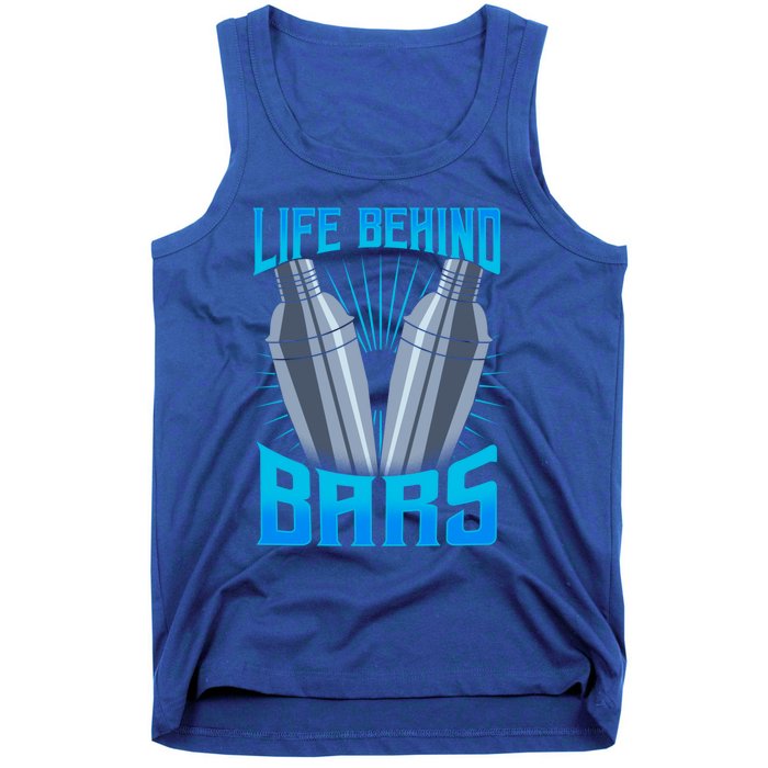 Cool Bartender Gift Funny Life Behind Bars Great Gift Tank Top