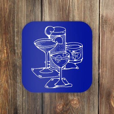 Cocktails Bartender Gift Coaster