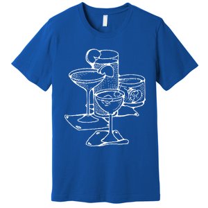 Cocktails Bartender Gift Premium T-Shirt