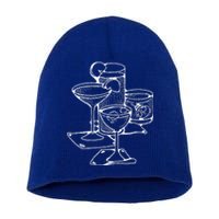 Cocktails Bartender Gift Short Acrylic Beanie