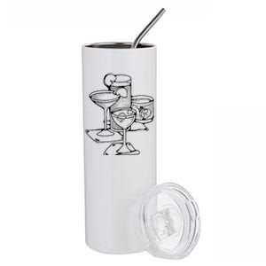 Cocktails Bartender Gift Stainless Steel Tumbler