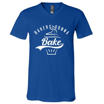 Cupcake Bakers Gonna Bake Gift V-Neck T-Shirt