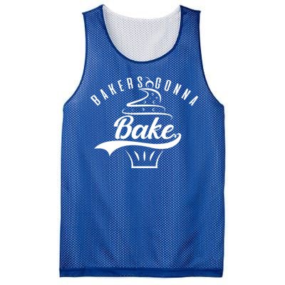 Cupcake Bakers Gonna Bake Gift Mesh Reversible Basketball Jersey Tank