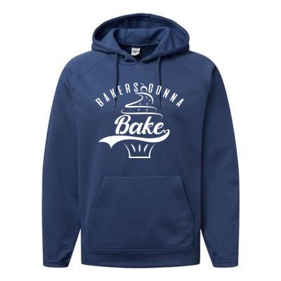 Cupcake Bakers Gonna Bake Gift Performance Fleece Hoodie