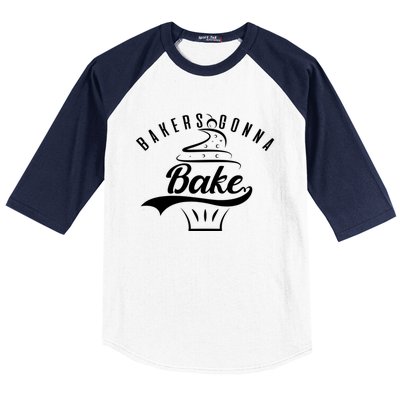 Cupcake Bakers Gonna Bake Gift Baseball Sleeve Shirt