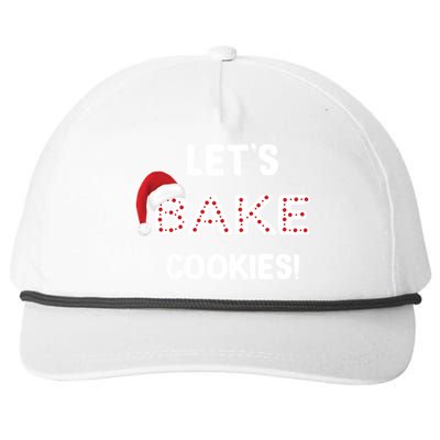 Christmas Baking Gift Cookie Crew Baking Gift Snapback Five-Panel Rope Hat