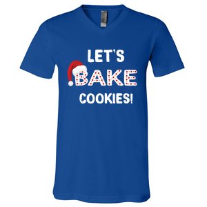 Christmas Baking Gift Cookie Crew Baking Gift V-Neck T-Shirt