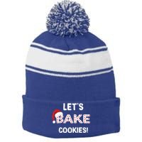 Christmas Baking Gift Cookie Crew Baking Gift Stripe Pom Pom Beanie