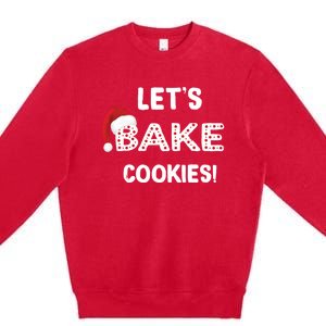 Christmas Baking Gift Cookie Crew Baking Gift Premium Crewneck Sweatshirt