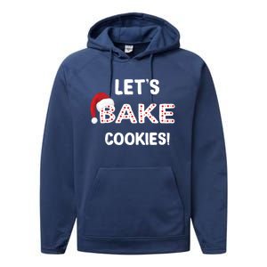 Christmas Baking Gift Cookie Crew Baking Gift Performance Fleece Hoodie