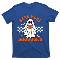 Cute Booooks Ghost Read More Books Funny Teacher Halloween T-Shirt