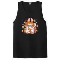 Cute Bunny Glasses Easter Day Gift Easter Egg PosiCharge Competitor Tank