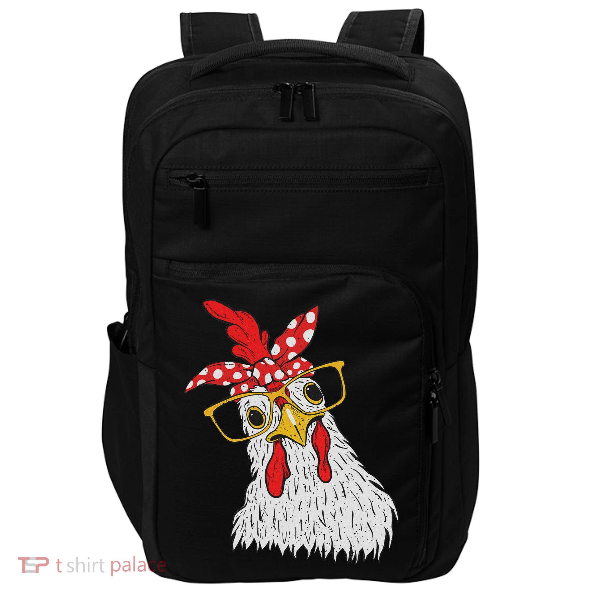 Chicken Bandana Girl Poultry Owner Rancher Farmer Backyard Impact Tech Backpack