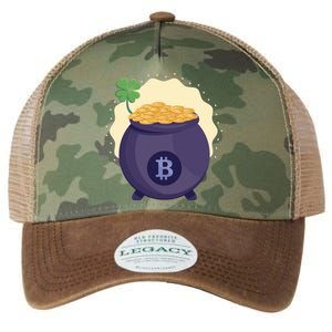 Crypto Bitcoin Gold St Patrick Legacy Tie Dye Trucker Hat