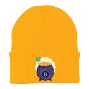 Crypto Bitcoin Gold St Patrick Knit Cap Winter Beanie