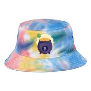 Crypto Bitcoin Gold St Patrick Tie Dye Newport Bucket Hat