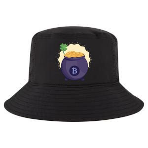 Crypto Bitcoin Gold St Patrick Cool Comfort Performance Bucket Hat