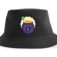 Crypto Bitcoin Gold St Patrick Sustainable Bucket Hat