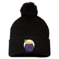 Crypto Bitcoin Gold St Patrick Pom Pom 12in Knit Beanie
