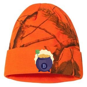 Crypto Bitcoin Gold St Patrick Kati Licensed 12" Camo Beanie