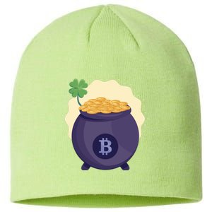 Crypto Bitcoin Gold St Patrick Sustainable Beanie