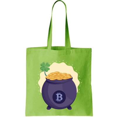 Crypto Bitcoin Gold St Patrick Bag