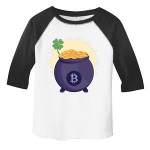 Crypto Bitcoin Gold St Patrick Toddler Fine Jersey T-Shirt