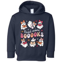 Cute Booooks Ghost Read More Books Library Halloween Teacher Toddler Hoodie