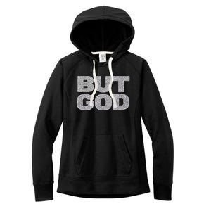 Christian But God Inspirational Bible Jesus Saves Meaningful Gift Women's Fleece Hoodie