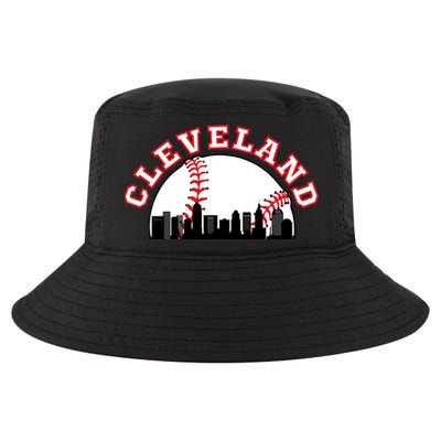 Cleveland Baseball Gift Cleveland Oh Cityscape Cle Skyline Gift Cool Comfort Performance Bucket Hat
