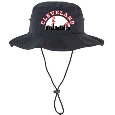 Cleveland Baseball Gift Cleveland Oh Cityscape Cle Skyline Gift Bucket Hat