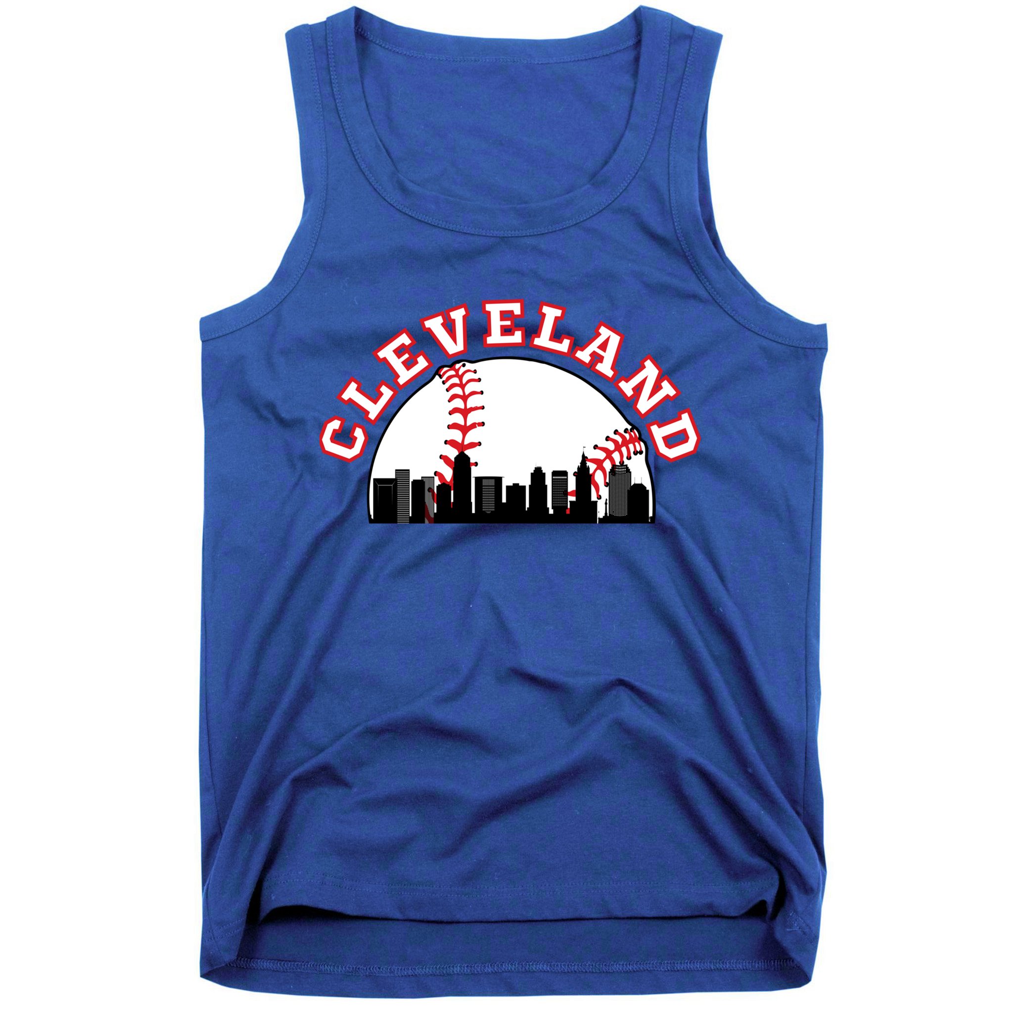 Cleveland Baseball Gift Cleveland Oh Cityscape Cle Skyline Gift Tank Top