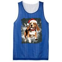 Christmas Beagle Gift Mesh Reversible Basketball Jersey Tank