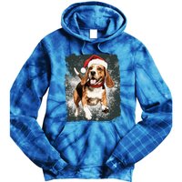 Christmas Beagle Gift Tie Dye Hoodie