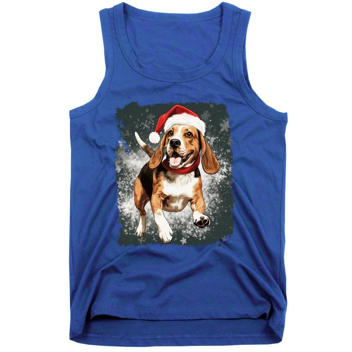 Christmas Beagle Gift Tank Top