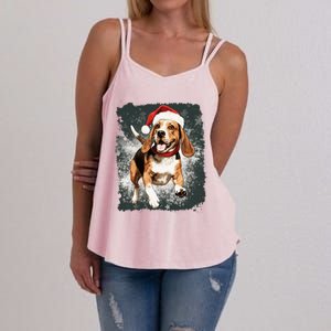 Christmas Beagle Gift Women's Strappy Tank