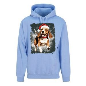 Christmas Beagle Gift Unisex Surf Hoodie