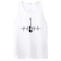 Cool Bass Guitar Heartbeat Design For Bass Player Men Women PosiCharge Competitor Tank