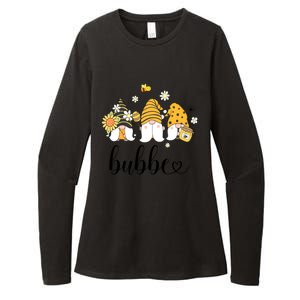 Cute Bubbe Gnomes With Bees And Sunflower Country Style Meaningful Gift Womens CVC Long Sleeve Shirt