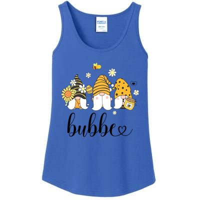 Cute Bubbe Gnomes With Bees And Sunflower Country Style Meaningful Gift Ladies Essential Tank