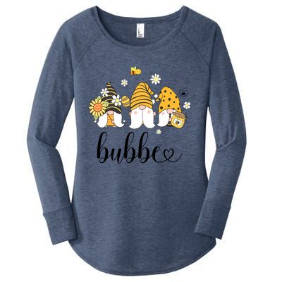 Cute Bubbe Gnomes With Bees And Sunflower Country Style Meaningful Gift Women's Perfect Tri Tunic Long Sleeve Shirt