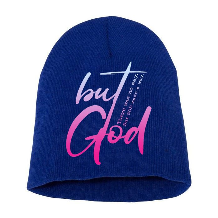 Christian But God Inspirational Gift John 316 Short Acrylic Beanie