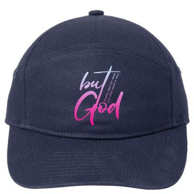 Christian But God Inspirational Gift John 316 7-Panel Snapback Hat