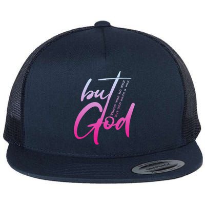 Christian But God Inspirational Gift John 316 Flat Bill Trucker Hat