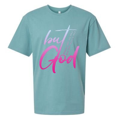 Christian But God Inspirational Gift John 316 Sueded Cloud Jersey T-Shirt